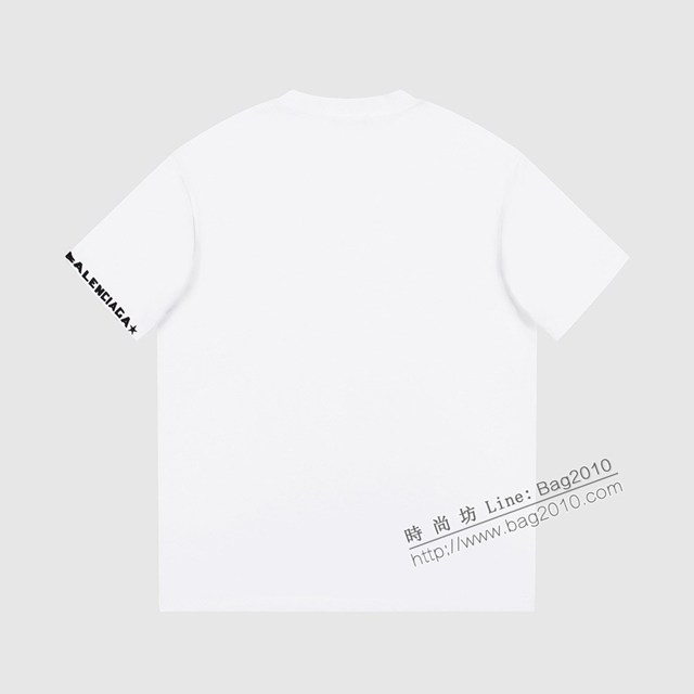 Balenciaga專櫃巴黎世家2023SS新款刺繡T恤 男女同款 tzy2739